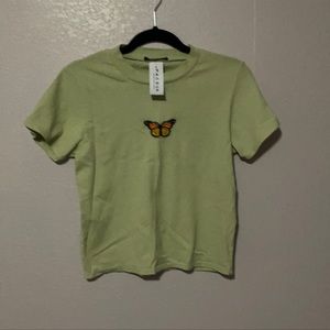 Brandy Melville Helen Butterfly Top